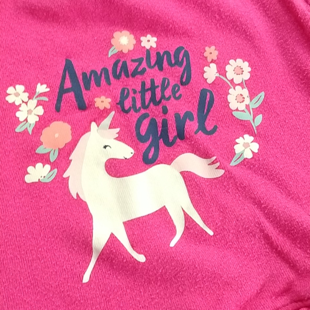 Pink Unicorn Carter's Onesie Shirt 18M - Picture 2 of 4